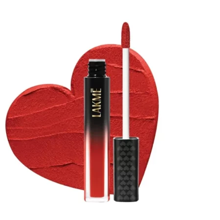 Lakme Xtraordin-Airy Lip Mousse, New Flame Red