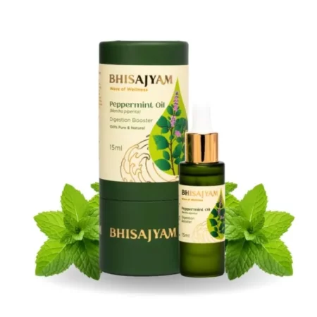 Bhisajyam Peppermint Essential Oil, 15ml