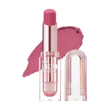Swiss Beauty Pure Lustre Lipstick, Silk Pink, 3.8g