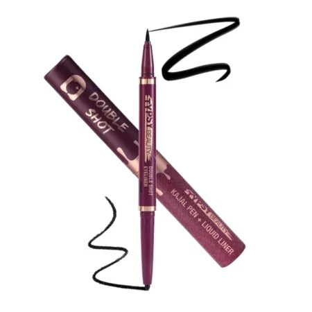 Typsy Beauty Double Shot Kajal + Eyeliner, 0.65g