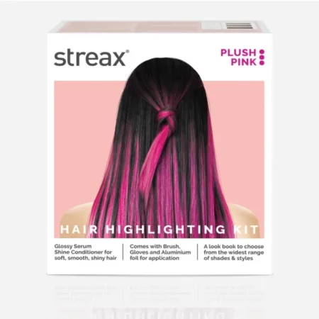 Streax Hair Colour Highlight Kit, Plush Pink, 1 Pack