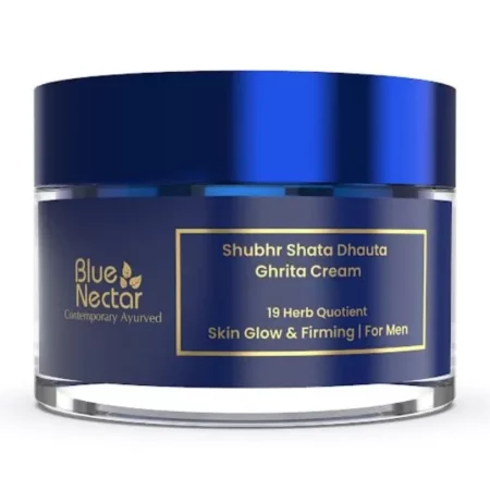 Blue Nectar Shata Dhauta Ghrita Men's Face Cream, 50g