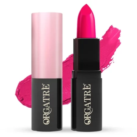 Orgatre MoodBliss Creamy Matte Lipstick, Peony Pink, 3.2g