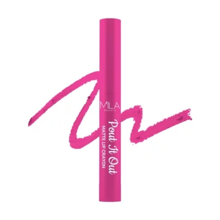 Mila Beaute Pout It Out Matte Lip Crayon, Evil Queen, 1.25g