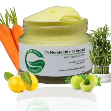 Greenviv 5% Marula Oil 1% Retinol Anti-Aging Cream, 50ml