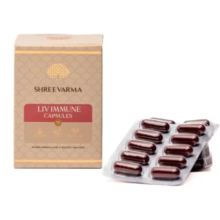 ShreeVarma Liv Immune Capsule, 60 Capsules