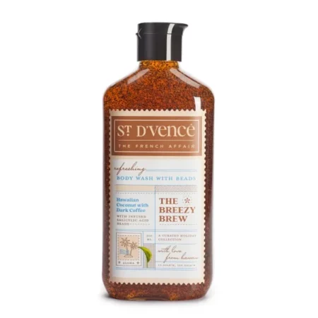 St. D’vence Breezy Brew Salicylic Acid Body Wash, 300 ml
