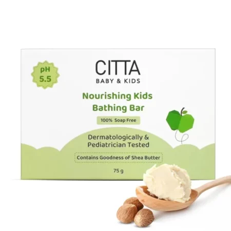 CITTA Kids Bathing Bar, Green Apple, 75g