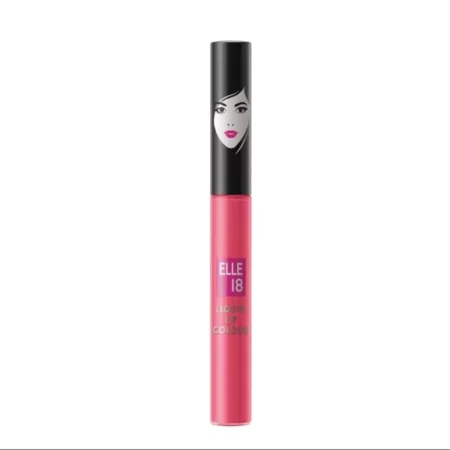 Elle 18 Liquid Matte Lip Color Peppy Coral, 4.5ml