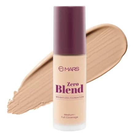MARS Zero Blend Foundation, Caramel Glow, 30ml