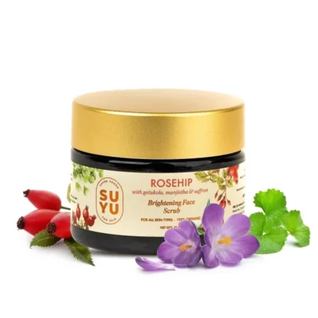 SUYU Rosehip Brightening Face Scrub, 50g