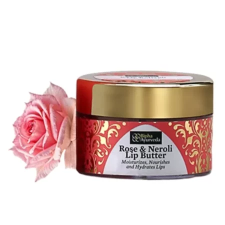 Bipha Ayurveda Rose & Neroli Lip Balm, 10g