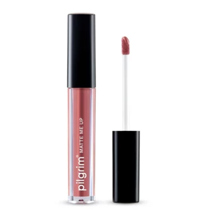 Pilgrim Liquid Matte Lipstick, Pink Cuff, 3g