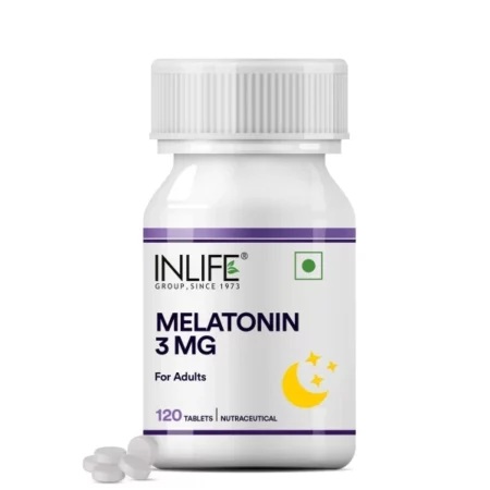 Inlife Melatonin 3mg Tablets, 120 Count