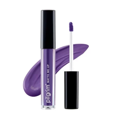 Pilgrim Liquid Matte Lipstick, Purple Lust, 3g