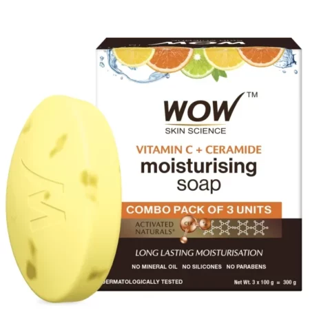 WOW Vitamin C & Ceramide Soap, Pack of 3