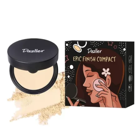 Dazller Epic Finish Compact Powder, Sand O18, 9g
