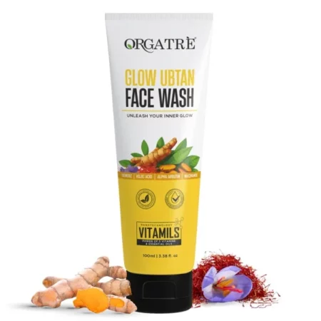 Orgatre Glow Ubtan Face Wash, 100ml