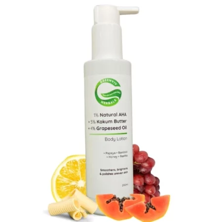 Greenviv 1% AHA 5% Kokum Butter Glow Lotion, 200ml