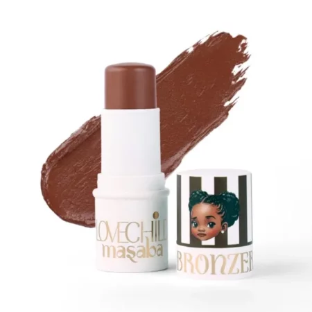 LoveChild Mini Masaba Bronzer Stick, Fist Bump Deep Brown, 7.5g