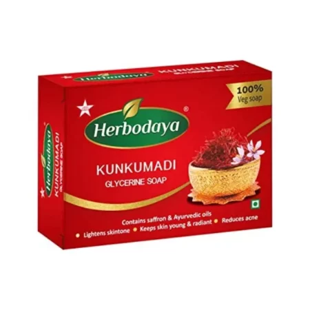 Herbodaya Kunkumadi Glycerine Soap, 125g