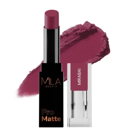 Mila Beaute Pro Matte Lipstick, Mirabai, 4.2g