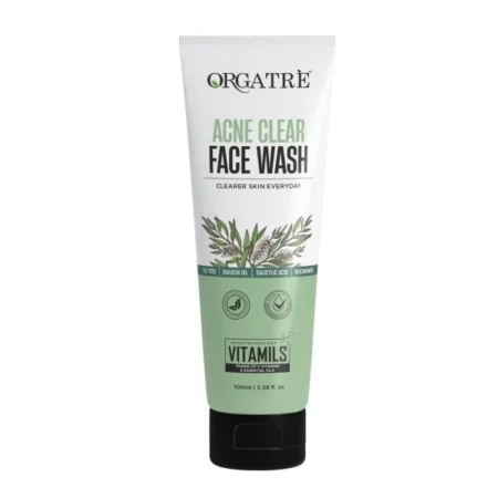 Orgatre Acne Clear Face Wash, 100 ml