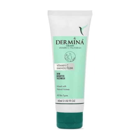 Dermina Creamy Vitamin C Face Wash, 60 ml