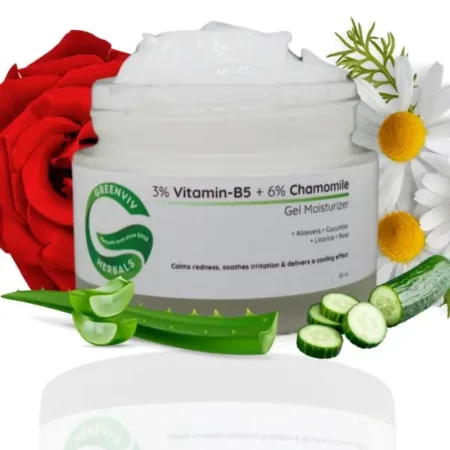 Greenviv 3% Vitamin B5 + 6% Chamomile Soothing Moisturizer, 50ml