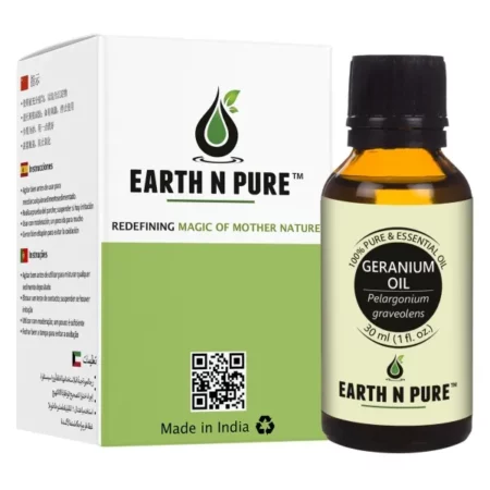 Earth N Pure Geranium Essential Oil, 30ml