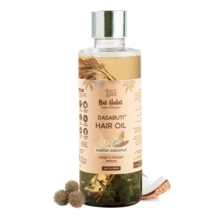 Nat Habit Castor Coconut Hair Oil, 200ml