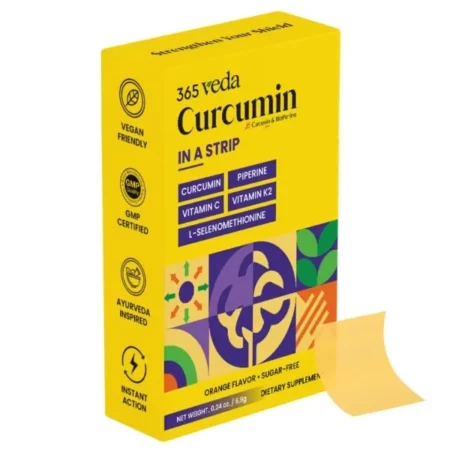 365veda Curcumin In-A-Strip, 30 Strips