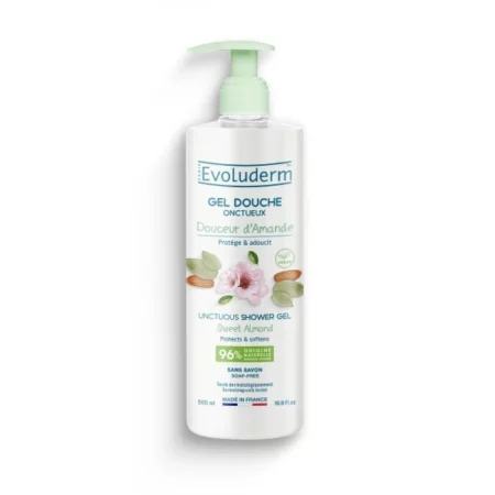 Evoluderm Smooth Almond Shower Gel, 500ml