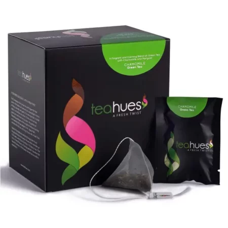 Teahues Chamomile Green Tea, 16 Tea Bags