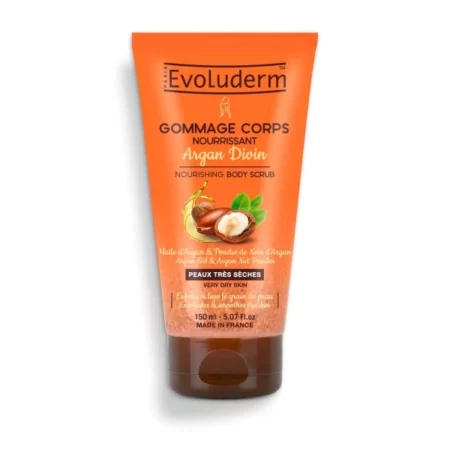 Evoluderm Argan Nourishing Body Scrub, 150ml
