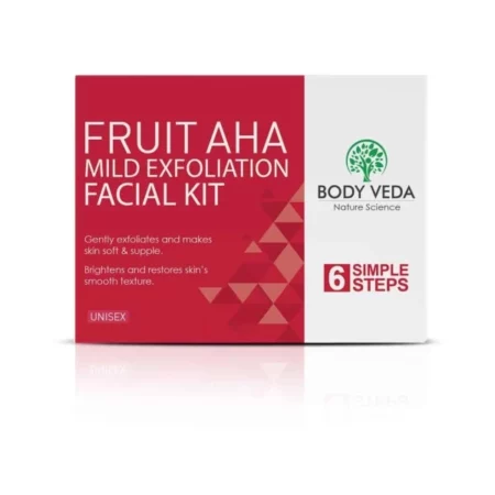 Body Veda Fruit AHA Facial Kit, 6 Steps