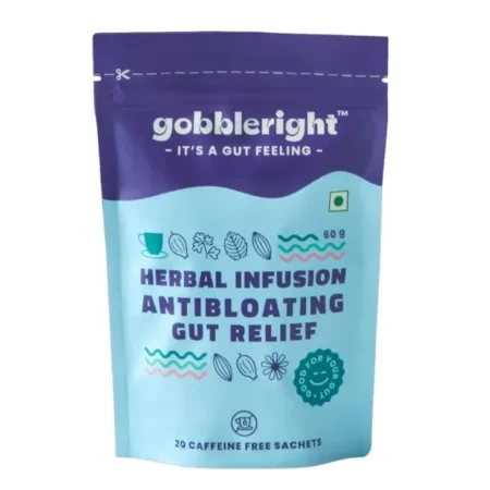 Gobbleright Gut Relief Herbal Tea, 20 Sachets