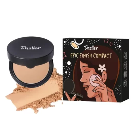 Dazller Epic Finish Compact Powder, Coffee, 9g
