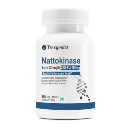 Trexgenics Nattokinase 2000 FU Capsules, 60 Count