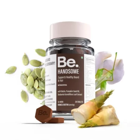 Be. Handsome Beard & Hair Tablets, 20 Count