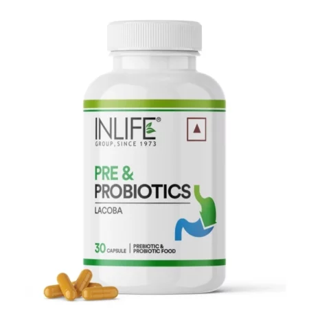 Inlife Prebiotic and Probiotic Supplement, 30 Capsules