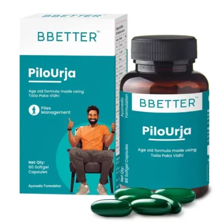BBETTER PiloUrja Softgels, 60 Softgels