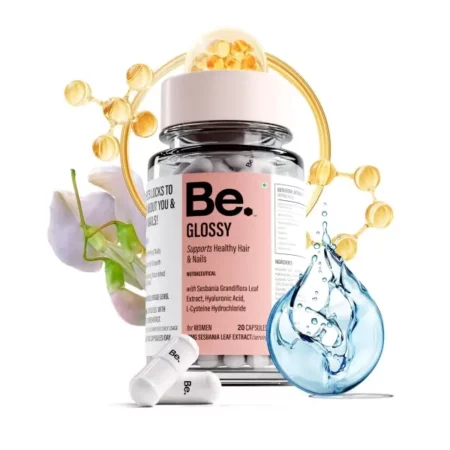 Be. Glossy Hair & Nail Capsules, 20 Capsules