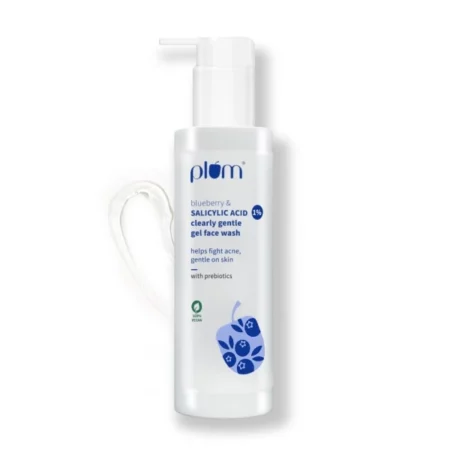 Plum 1% Salicylic Acid Gel Face Wash with Blueberry, 100ml