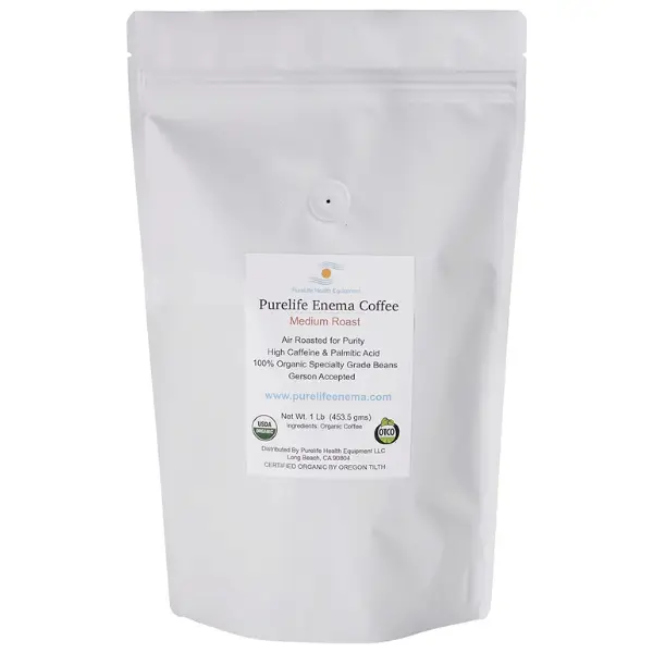 Ground Purelife Mold free organic Enema Coffee, Natural Detox and Cleanse, 1Lbs