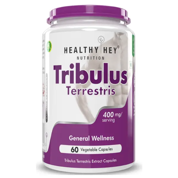 HealthyHey Tribulus Terrestris 60 Saponins Maximum Strength