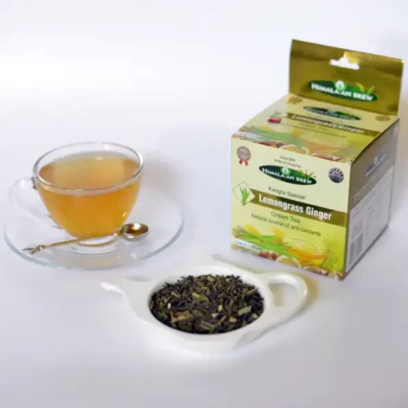 Himalayan Brew Kangralemon Grass Ginger Greentea , 150Gm, HimalayanBrewBNO11-LG-1.webp, HimalayanBrewBNO11 LG 1