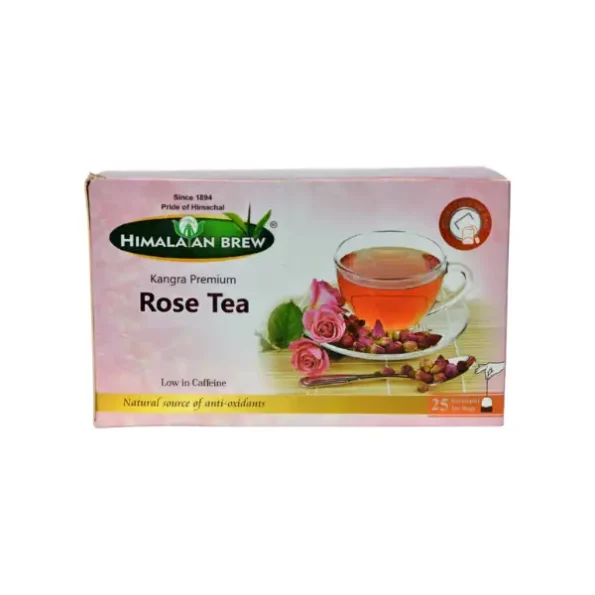 Himalayan Brew Kangra Rose Tea Bags, 25 Sachets Per Box, HimalayanBrewBNO02-R-1.webp, HimalayanBrewBNO02 R 1