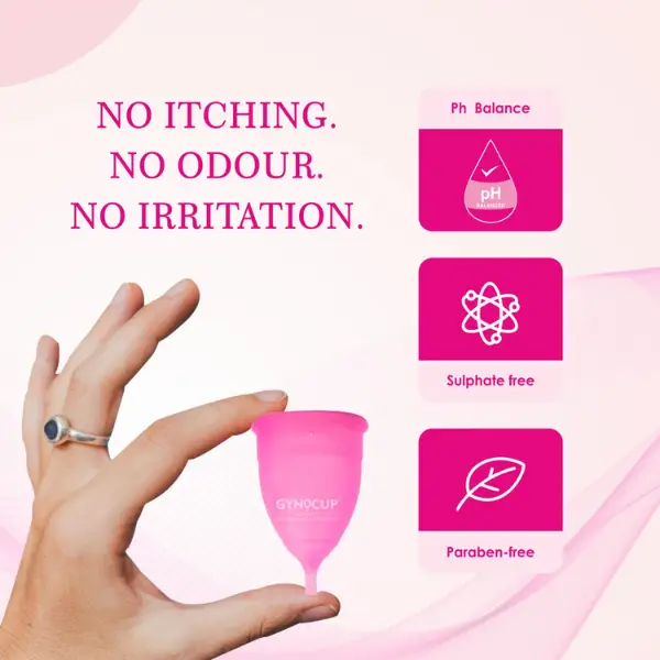 Gynocup Menstrual Cup Lubricant Water based & pH Balanced, 100 ml, Pack
