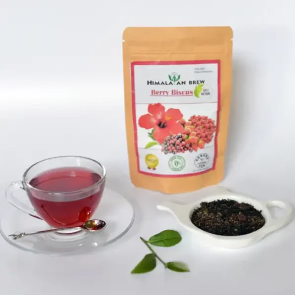 Himalayan Brew Berry Biscus Green Tea , 90Gm, HimalayanBrewBN-03-BB-1.webp, HimalayanBrewBN 03 BB 1